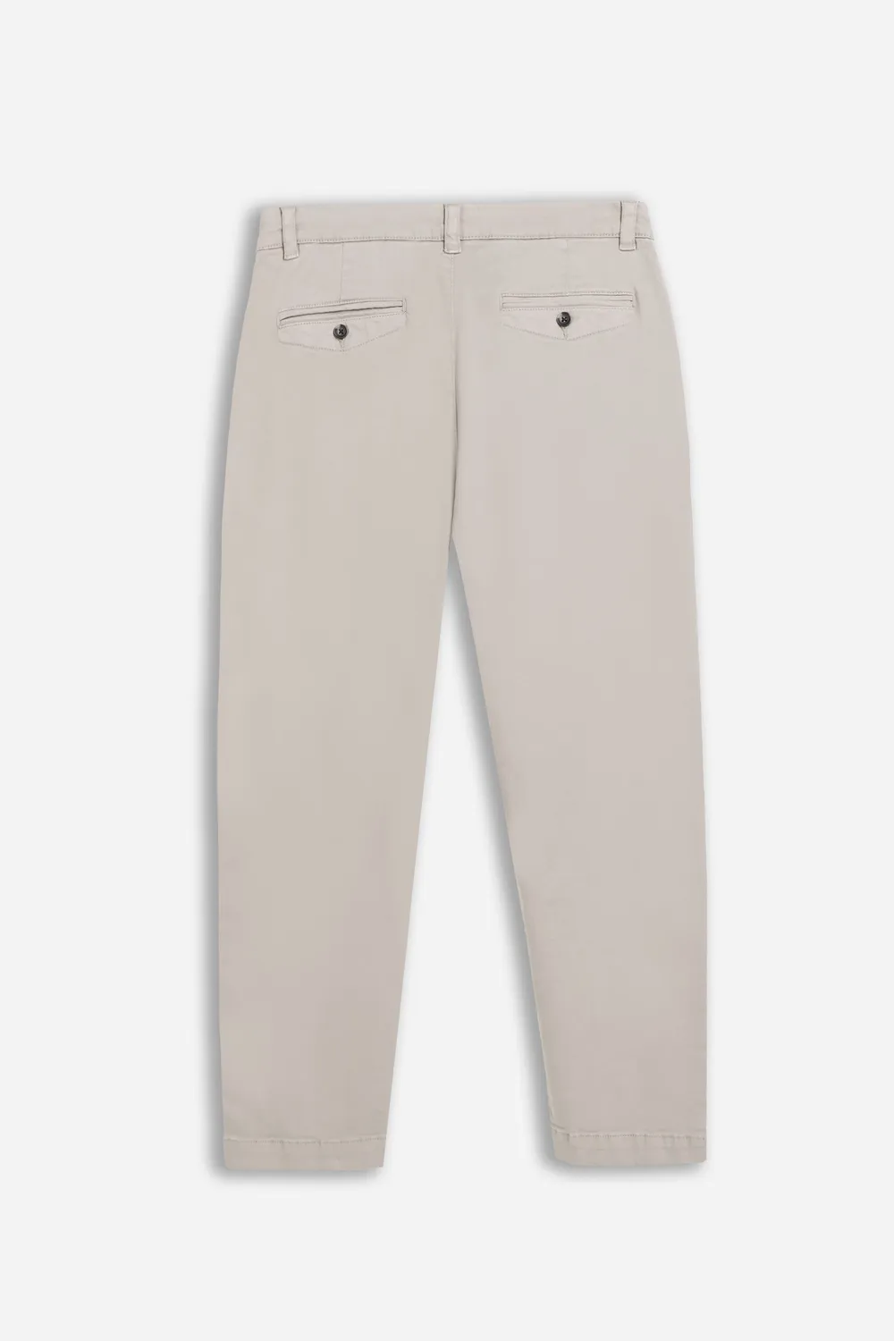 Sonny Bono Chino con Pences Pantalone Grigio Chiaro