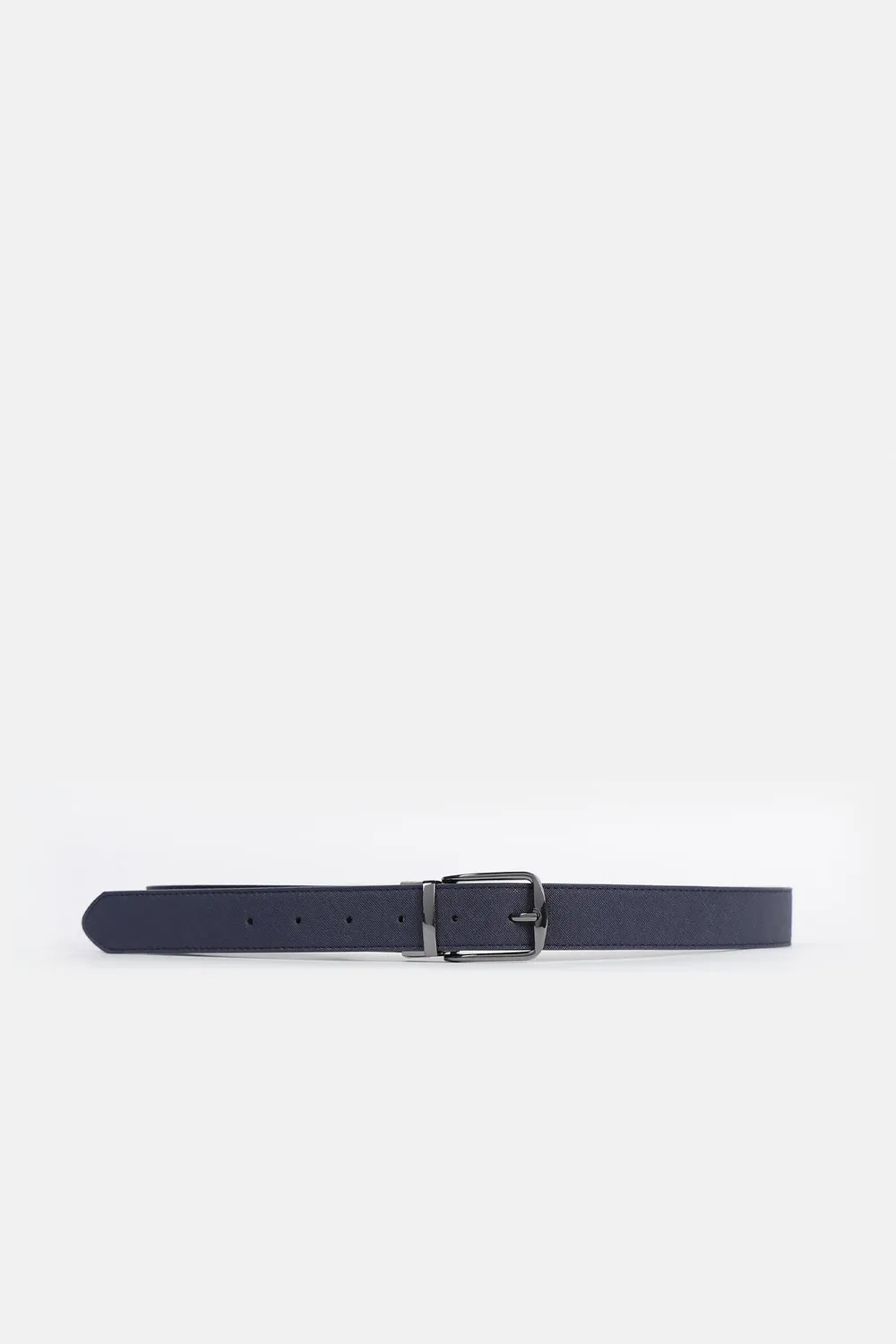 Sonny Bono Cintura Reversibile Blu Doppio Uso