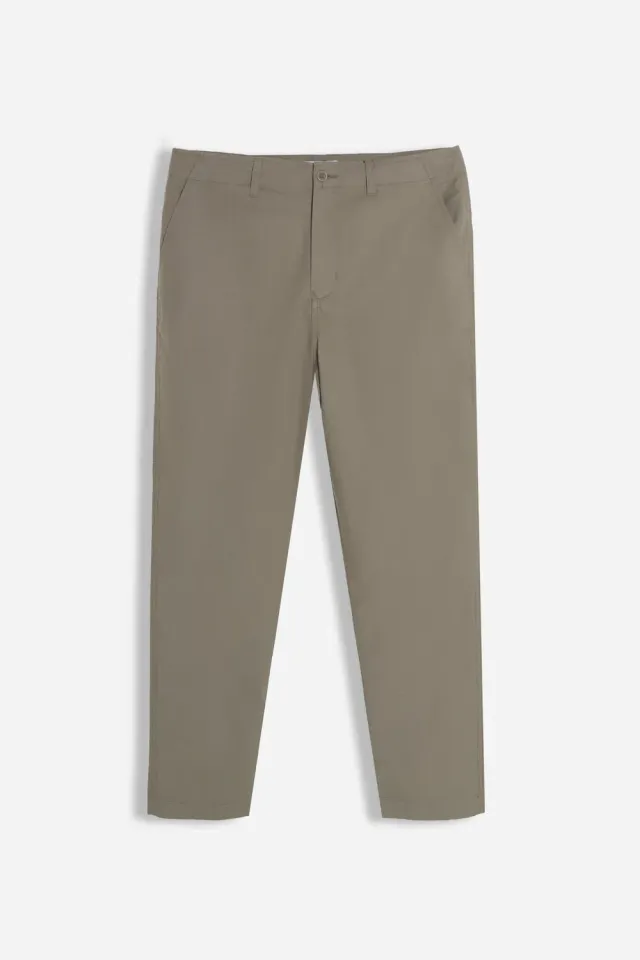 Sonny Bono pantalone chino cotone verde militare