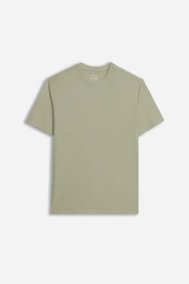 Sonny Bono Girocollo Basic T-Shirt Kaki
