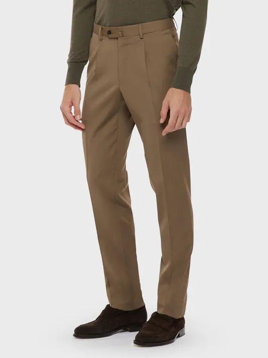 Caruso Norma Pantalone Slim Lana Blu Houdini