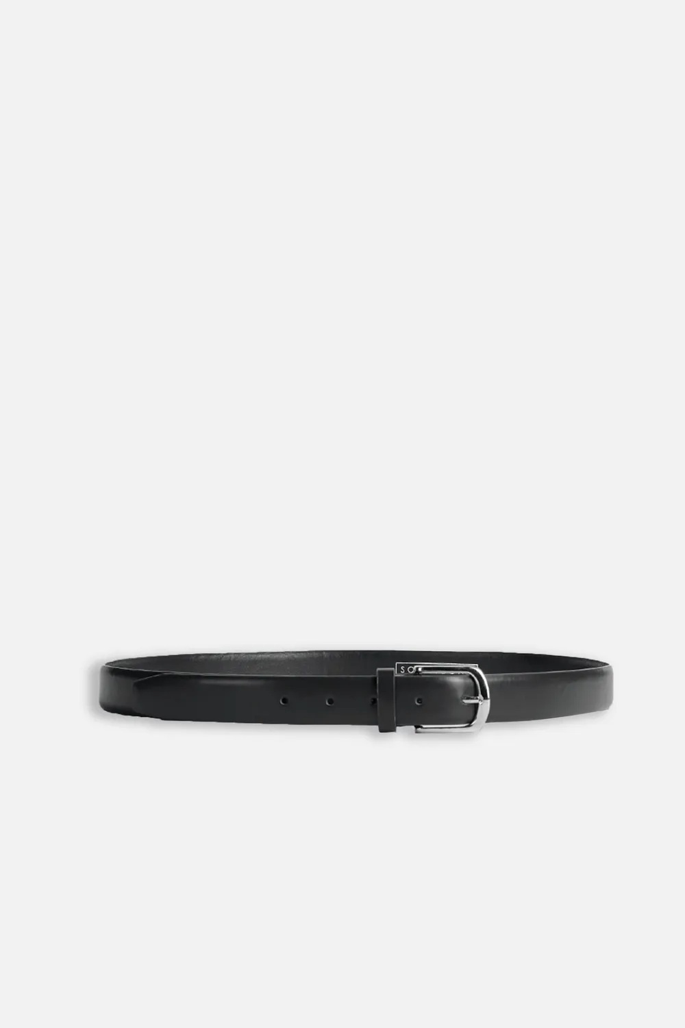 Sonny Bono Cintura Classic Effetto Pelle Nero