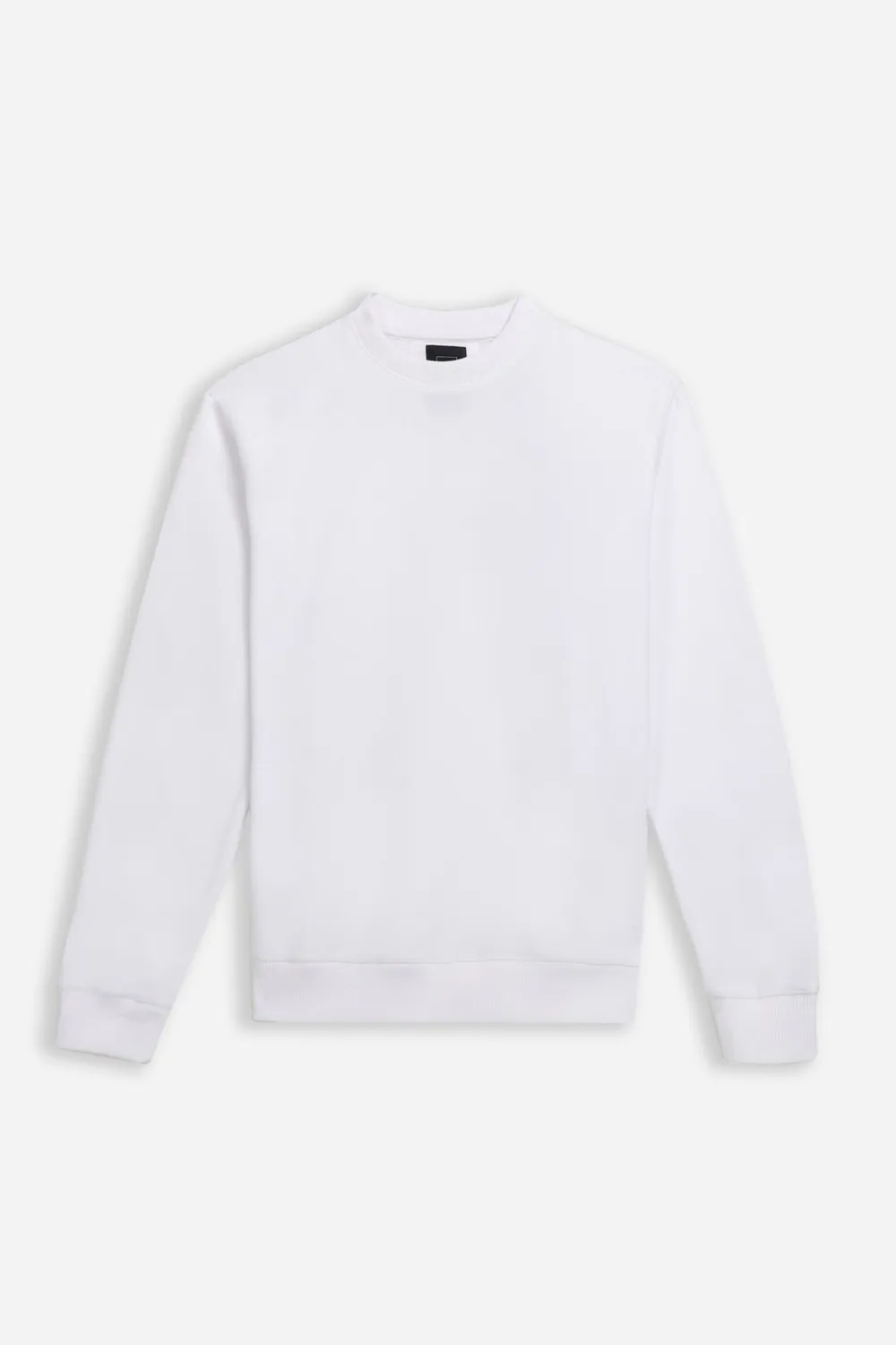 Sonny Bono felpa girocollo pile bianco