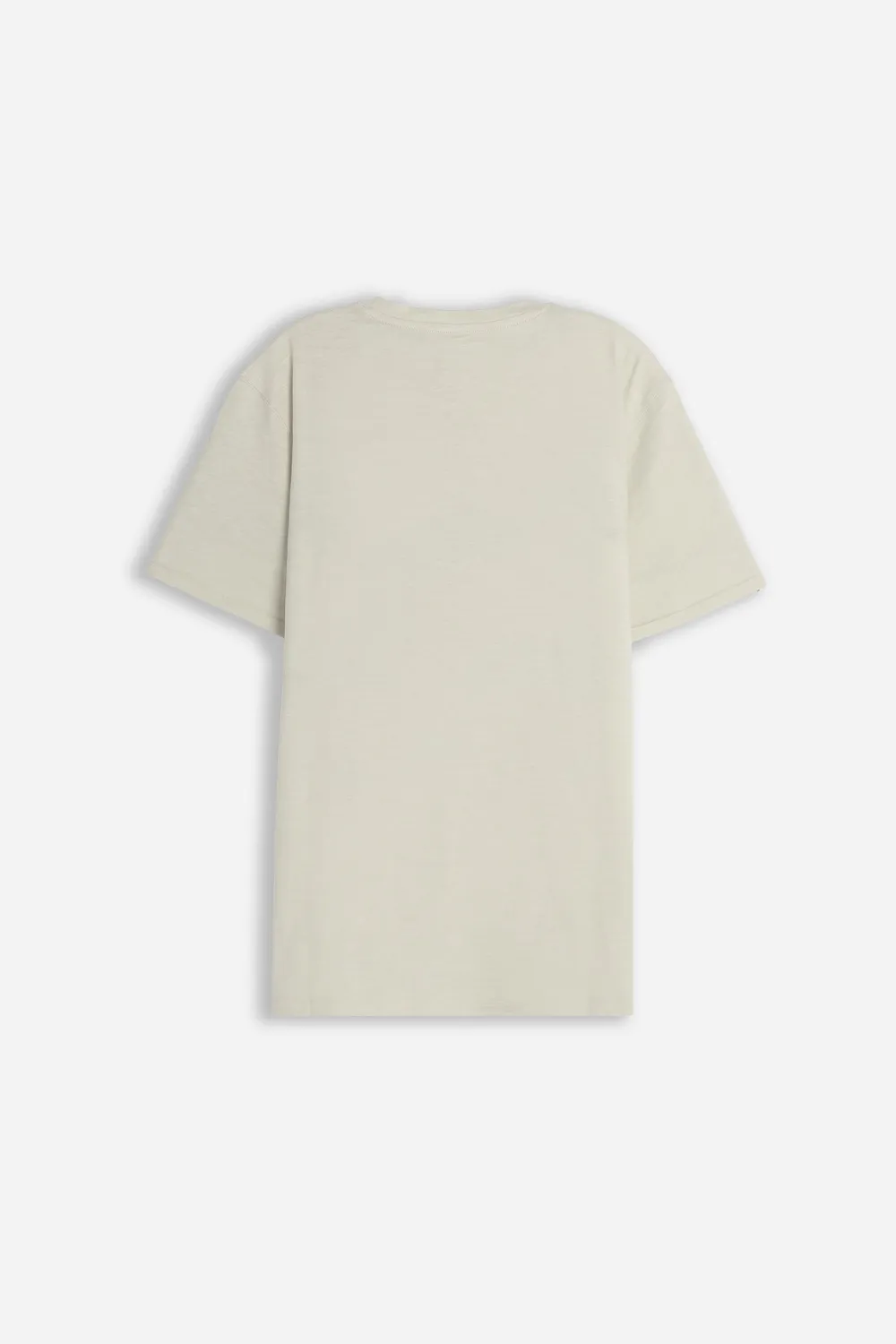 Sonny Bono Slub t-shirt girocollo beige taschino