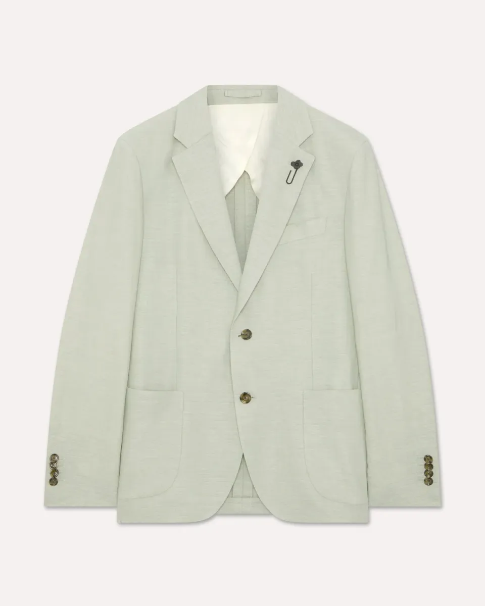 Lardini Iconic Giacca Salvia Effetto 3D Uomo