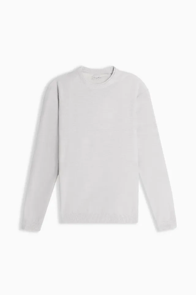 Sonny Bono Slub Maglia Girocollo Grigio Ghiaccio