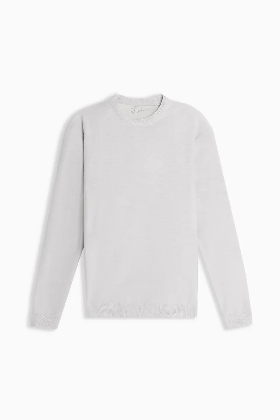 Sonny Bono Slub Maglia Girocollo Grigio Ghiaccio
